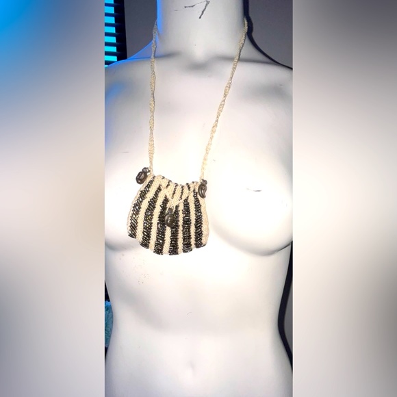 Beautifulvintage purse necklace